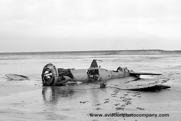 The remains of Chance Corsair JT693 at Lough Foyle