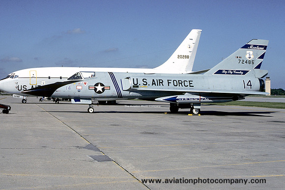 USAF Montana ANG 186 FIS Convair F-106A Delta Dart 57-2485 (1980)