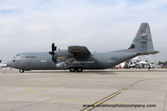 USAF California ANG 115 AS Lockheed C-130J-30 Hercules 05-1465 at FIDAE (2016)