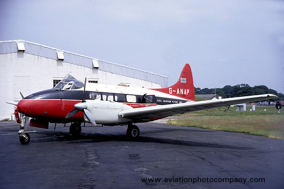 Civil Aviation Flying Unit De Havilland Dove G-ANAP (1967)