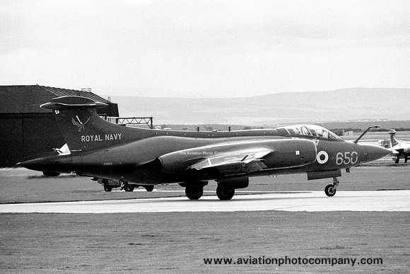 Royal Navy 736 Squadron Blackburn Buccaneer S.2 XV863/650 at RNAS Lossiemouth (1970)