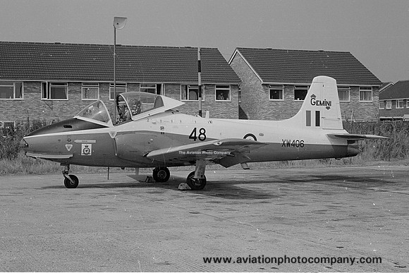 RAF 3 FTS Gemini Pair Hunting Jet Provost T.5 XW406