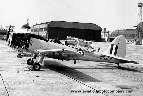 RAF 7 AEF DHC-1 Chipmunk T.10 WG308 (1974)
