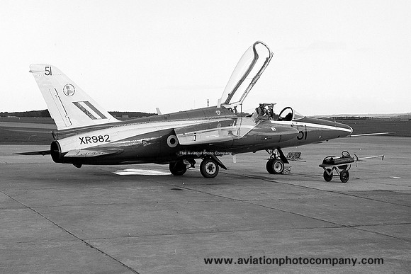 RAF 4 FTS Folland Gnat T.1 XR982/51 (1971)