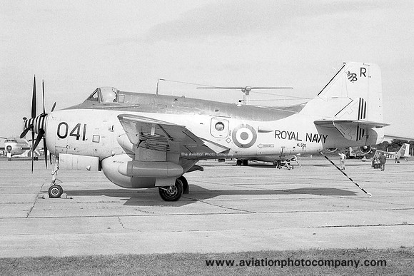 Royal Navy 849 Squadron B Flight Fairey Gannet AEW.3 XL502/R041 (1973)