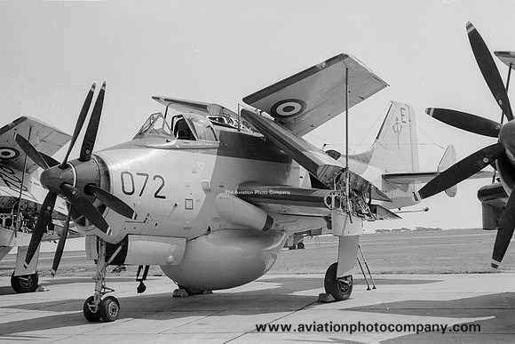 Royal Navy 849 Squadron D Flight Fairey Gannet AEW.3 XL503/E072 (1968)