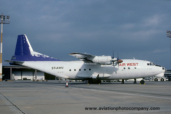 Air West Antonov An-12 ST-AWU (2001)