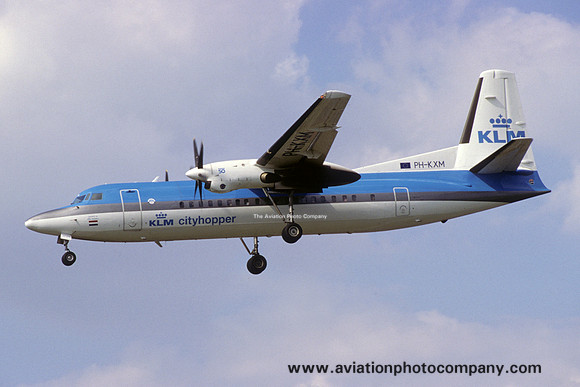 KLM Cityhopper Fokker 50 PH-KXM (2000)