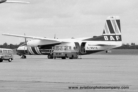 British Air Ferries Handley Page Herald G-BEYE (1978)