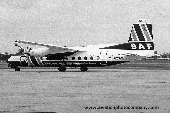 British Air Ferries Handley Page Herald G-BCWE (1978)