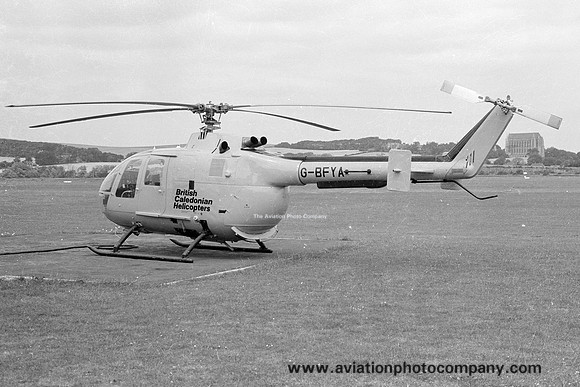 British Caledonian Helicopters Bolkow 105DB G-BFYA (1979)