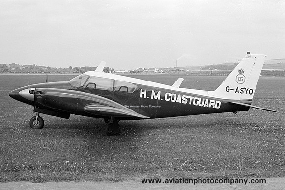 HM Coastguard Piper PA-30-160 Twin Comanche G-ASYO (1979)