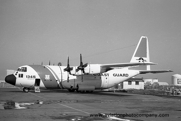 US Coast Guard San Francisco Lockheed HC-130B CG1345 (1973)