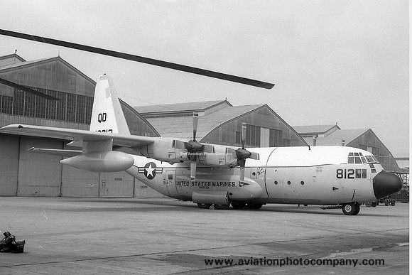 US Marines VMGR-152 Lockheed KC-130F Hercules 149812/QD (1973)