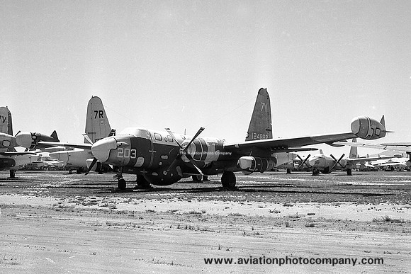US Navy Glenview Lockheed SP-2E Neptune 124882/7V-203 stored at Davis Monthan