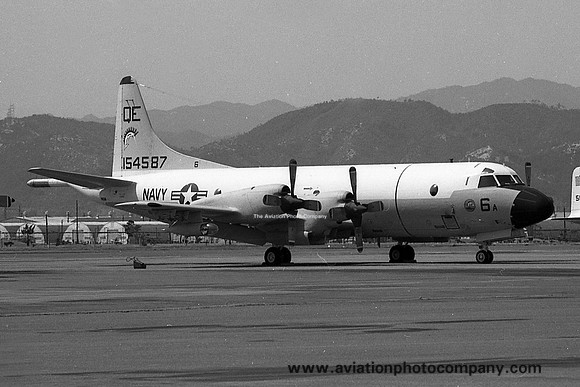 US Navy VP-40 Lockheed P-3B Orion 154587/QE-6 (1977)