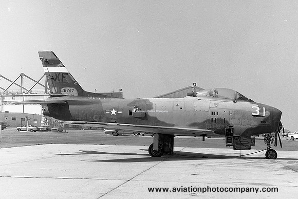 US Navy VX-4 North American F-86H Sabre 52-5747/XF-31 (1973)