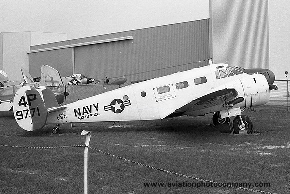 US Navy NATTU Beech RC-45J Expeditor 9771/4P (1974)