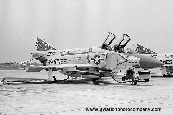 US Marines VMFA-451 McDonnell F-4J Phantom 153778/AA-202