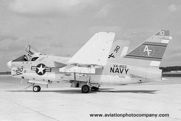 US Navy VA-203 LTV A-7A Corsair 153242/AF-310