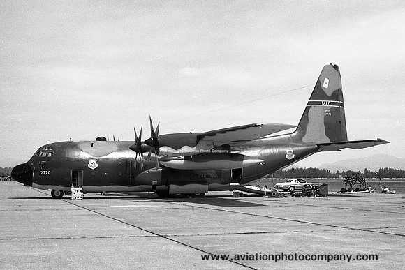 USAF 463 TAW Lockheed C-130E Hercules 63-7770 (1975)
