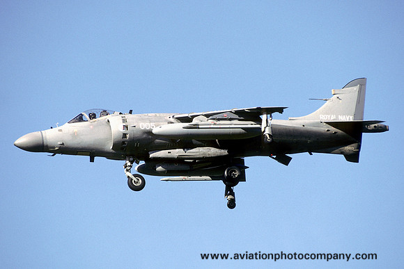 Royal Navy 801 Squadron BAe Sea harrier F/A.2 ZD613/005 (1995)