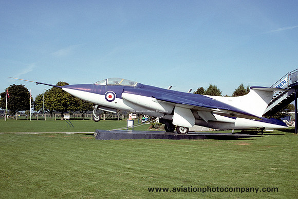 Royal Navy Blackburn Buccaneer S.1 XK488 displayed at RNAS Yeovilton (1995)