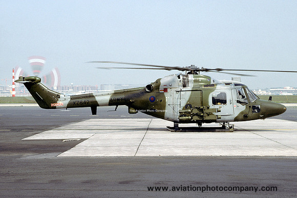 AAC 1 Regiment Westland Lynx AH.7 XZ642 at Rhein Main (1995)