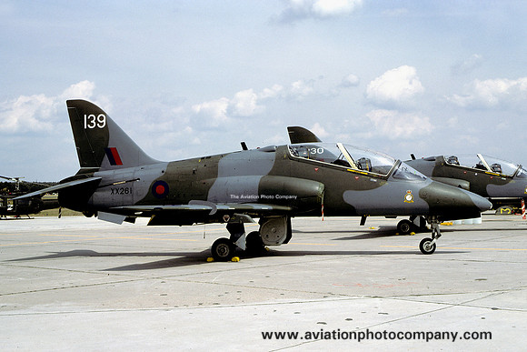 RAF 2 TWU Hawker Siddeley Hawk T.1 XX261/139 (1979)