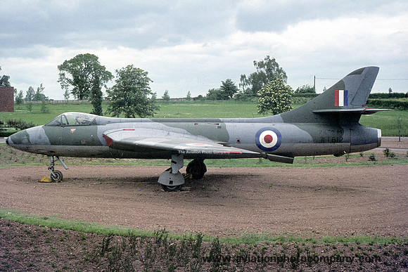 RAF Hawker Hunter F.1 WT612 at RAF Credenhill