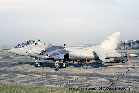Royal Navy 899 Squadron BAe Harrier T.4 XZ445/721 (1995)