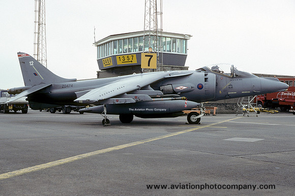 RAF 1 Squadron BAe Harrier GR.7 ZG474/12 at Prestwick (1996)