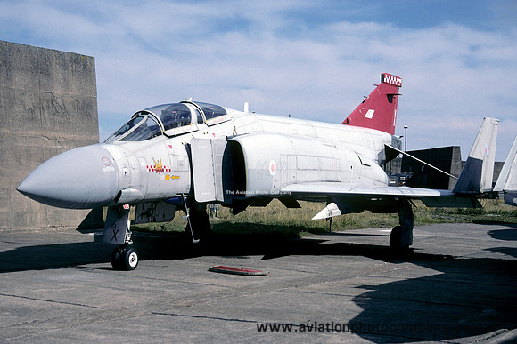 RAF 56 Squadron McDonnell F-4M Phantom FGR.2 XT903 stored at RAF Leuchars (1995)