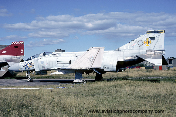 RAF 111 Squadron McDonnell F-4M Phantom FGR.2 XT867 stored at RAF Leuchars (1995)