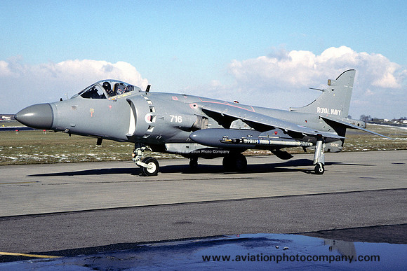 Royal Navy 899 Squadron BAe Sea Harrier F/A.2 ZH797/716 (1996)