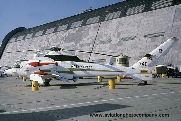 NASA/Army Sikorsky S-72 NASA740 at Moffett Field (1982)