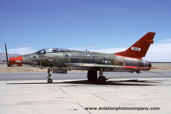 USAF North American QF-100D Super Sabre 56-3135 (1987)