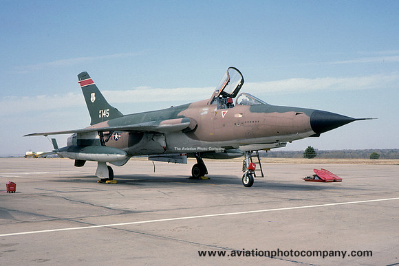 USAF Kansas ANG 127 TFTS Republic F-105D Thunderchief 61-0145 (1977)
