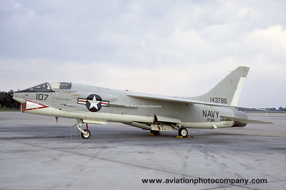 US Navy VF-661 Chance F-8A Crusader 143785/107 (1968)