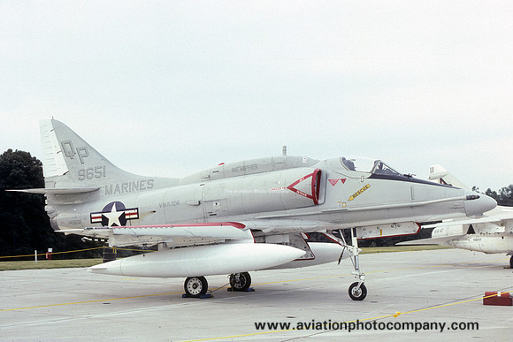 US Marines VMA-124 Douglas A-4E Skyhawk 149651/QP-1 (1981)
