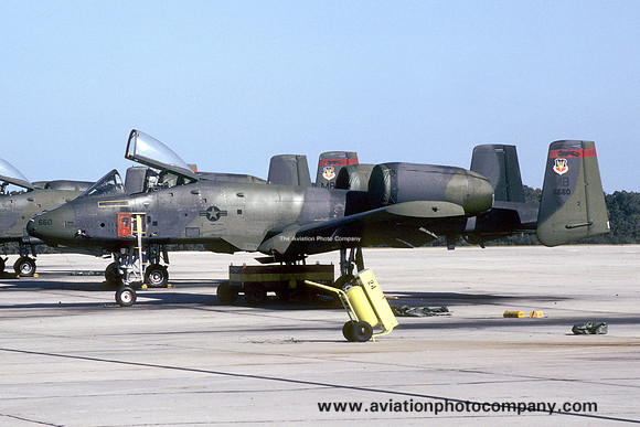 USAF 354 TFW 353 TFS Fairchild A-10A Thunderbolt 78-0660/MB (1981)