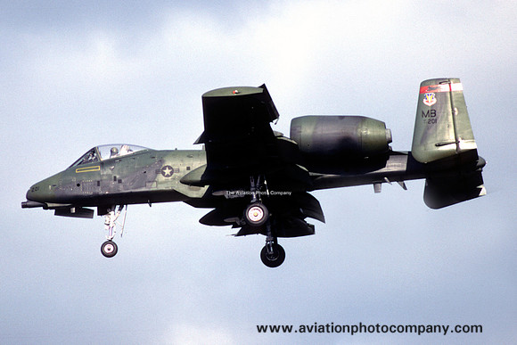 USAF 354 TFW 353 TFS Fairchild A-10A Thunderbolt 77-0201/MB (1981)