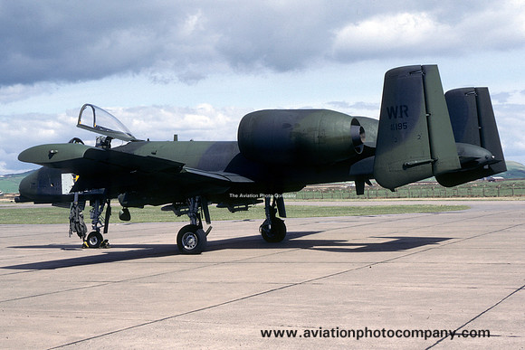 USAF 81 TFW Fairchild A-10A Thunderbolt 80-0195/WR (1981)