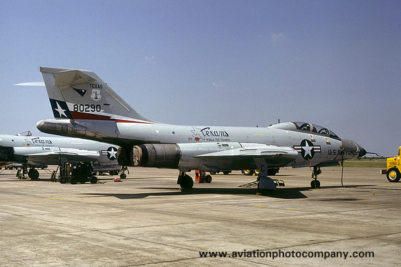 USAF Texas ANG 111 FIS McDonnell F-101B Voodoo 58-0290 (1979)