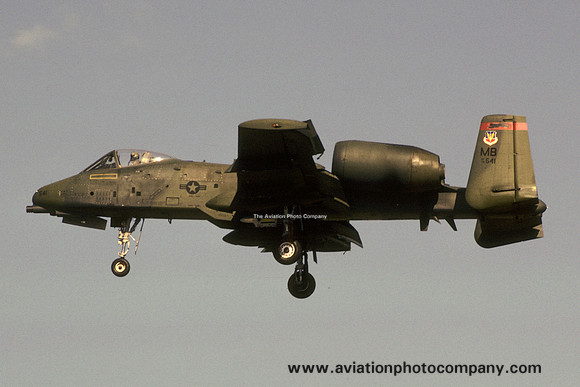 USAF 354 TFW 353 TFS Fairchild A-10A Thunderbolt 76-0541/MB (1981)