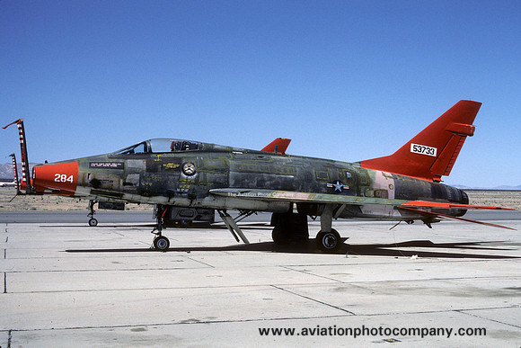 USAF North American QF-100D Super Sabre 55-3733 (1987)