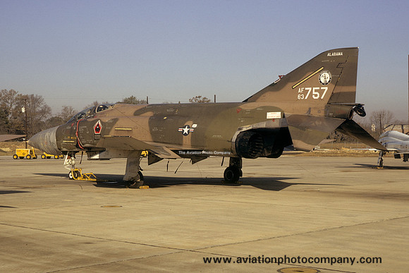 USAF Alabama ANG 160 TRS McDonnell RF-4C Phantom 63-7757 (1974)