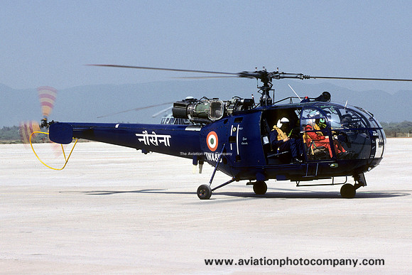Indian Navy 321 Squadron HAL Chetak/Sud Alouette III IN485 (2006)