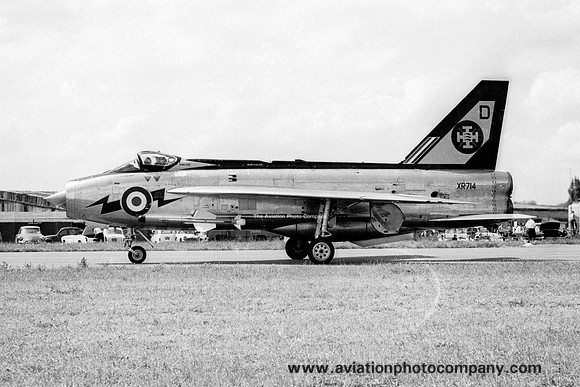 RAF 111 Squadron English Electric Lightning F.3 XR714/D (1965)