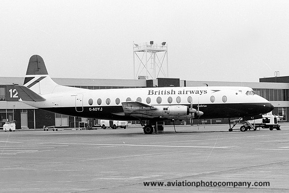 British Airways Vickers Viscount G-AOYJ (1976)